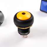 A4126 waterproof pushbutton switch with light yellow