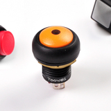 A4126 waterproof pushbutton switch with light orange