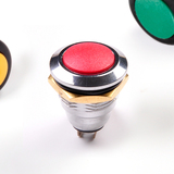 A4166 metal waterproof pushbutton switch red