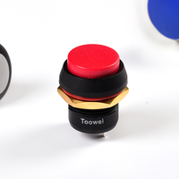 A3166  waterproof pushbutton switch red