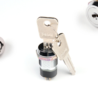 D286A Electornic Key Lock Switch 19mm ON-OFF
