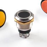 A5196 metal waterproof pushbutton switch with circle light